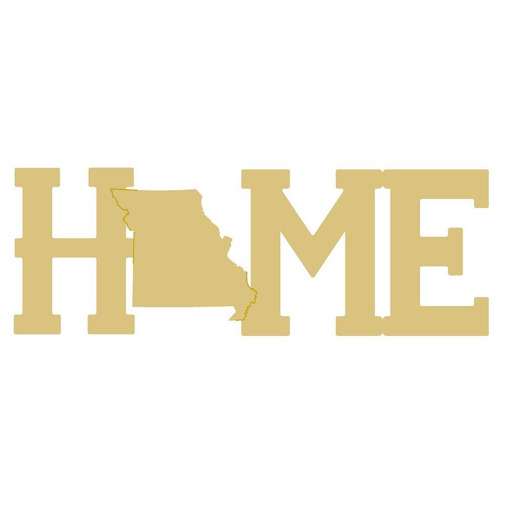 Basic Shape Square MDF Cutout Home - Unfinished For DIY