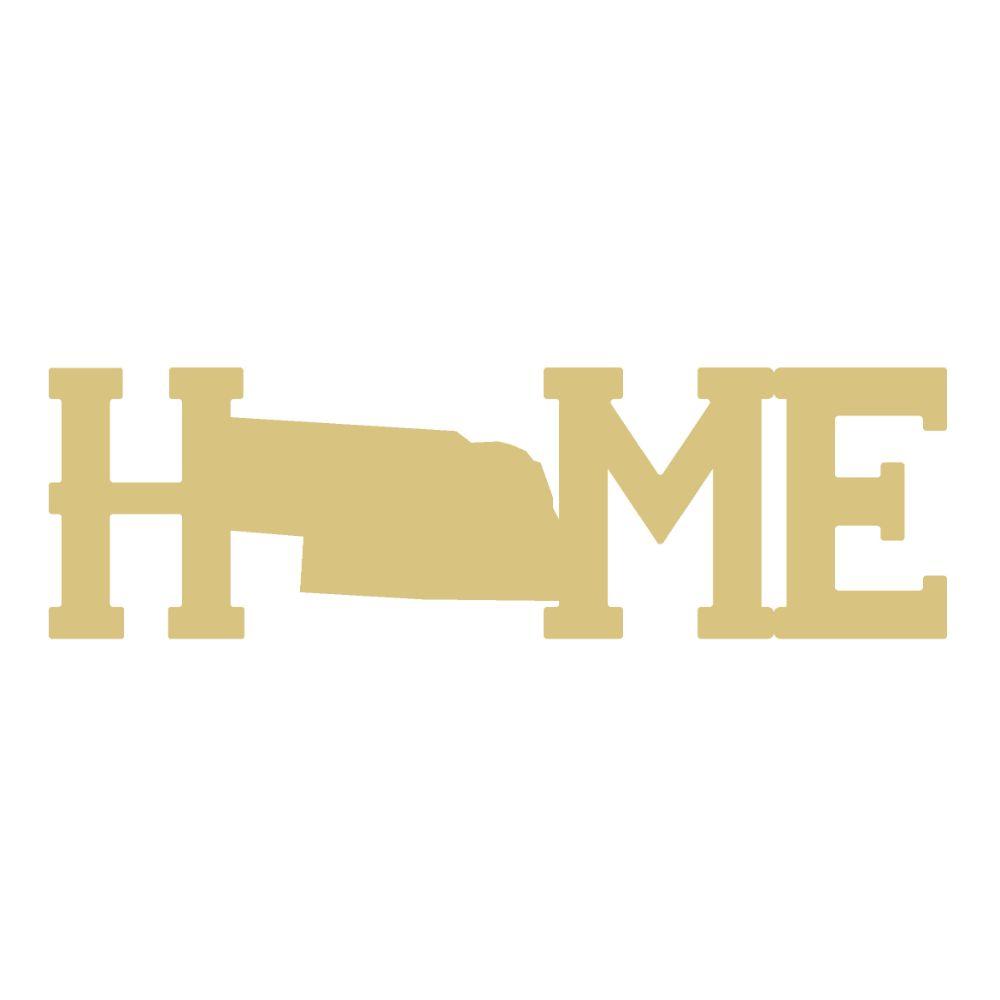 Basic Shape Square MDF Cutout Home - Unfinished For DIY