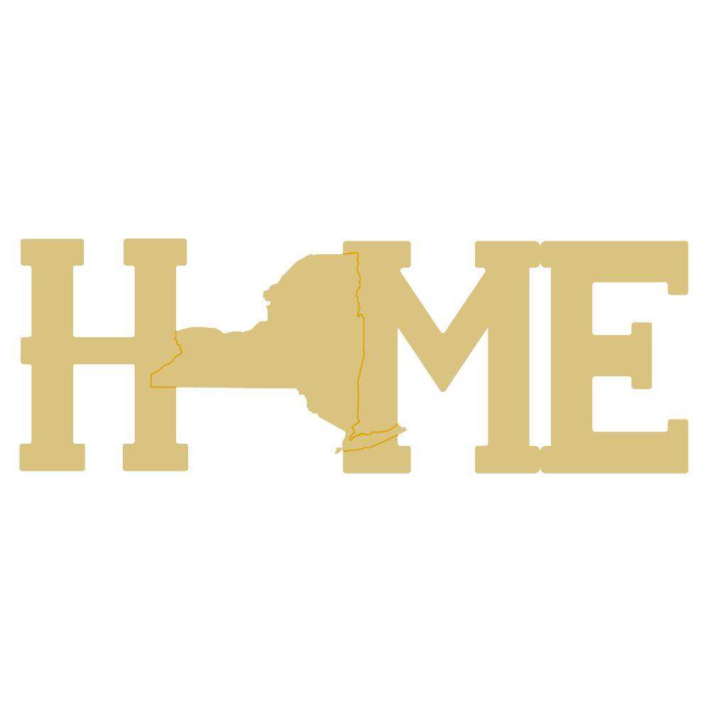 Basic Shape Square MDF Cutout Home - Unfinished For DIY