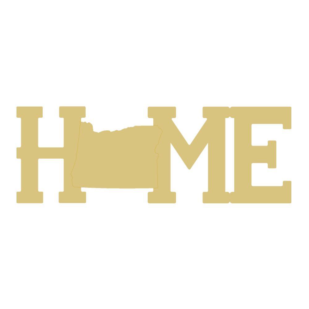 Basic Shape Square MDF Cutout Home - Unfinished For DIY