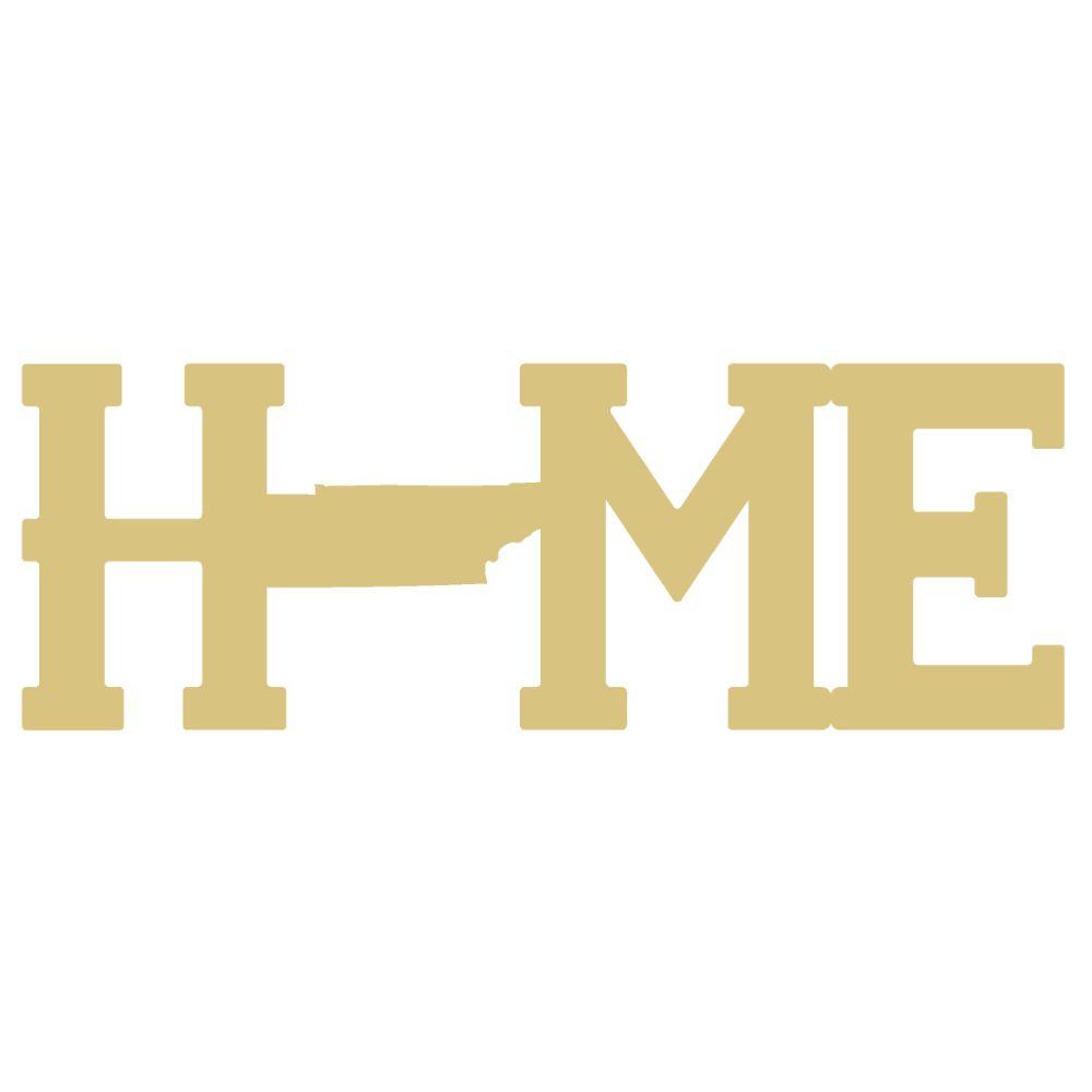 Basic Shape Square MDF Cutout Home - Unfinished For DIY