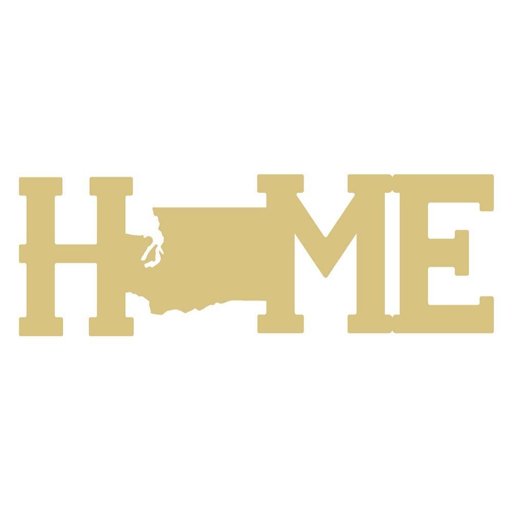Basic Shape Square MDF Cutout Home - Unfinished For DIY