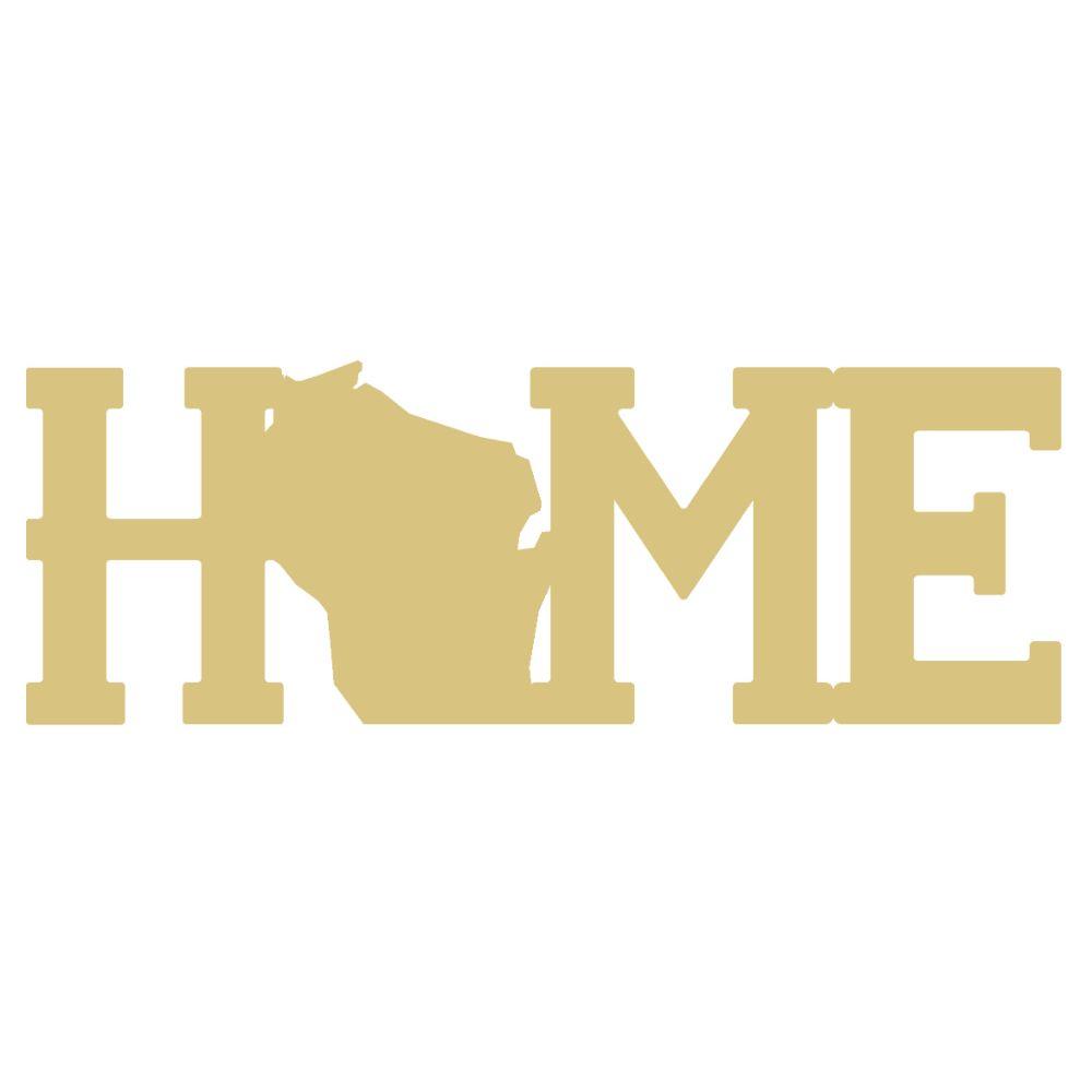 Basic Shape Square MDF Cutout Home - Unfinished For DIY