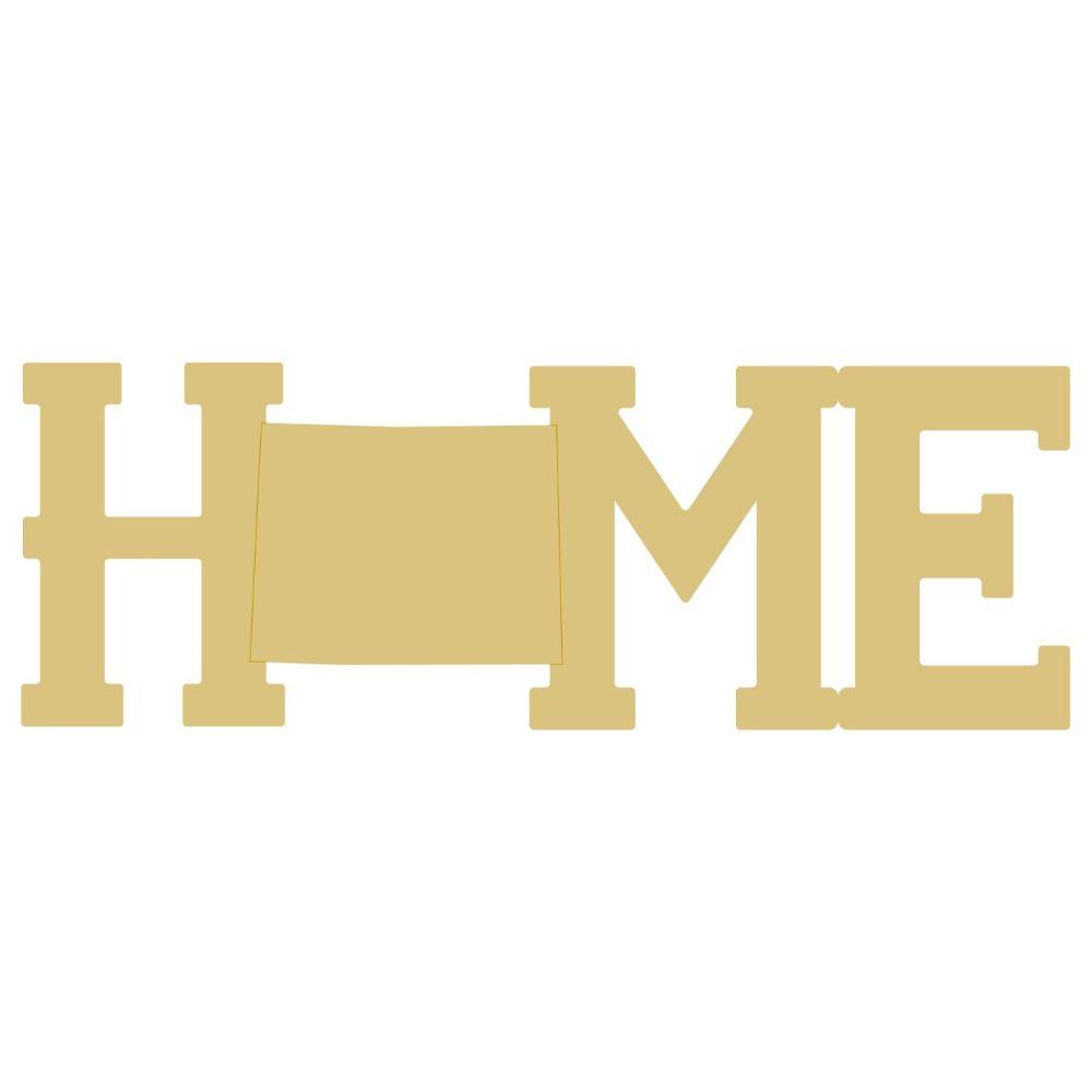 Basic Shape Square MDF Cutout Home - Unfinished For DIY