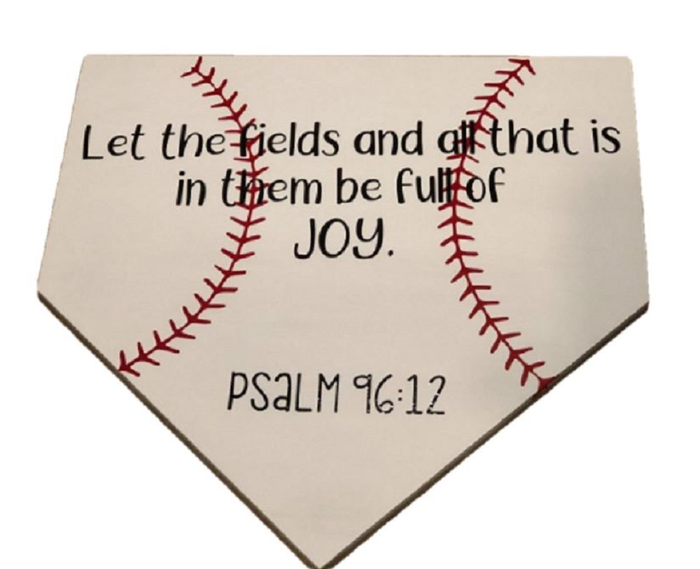 Basic Shape Home Base Plate MDF Cutout Baseball Silhouette - Unfinished For DIY
