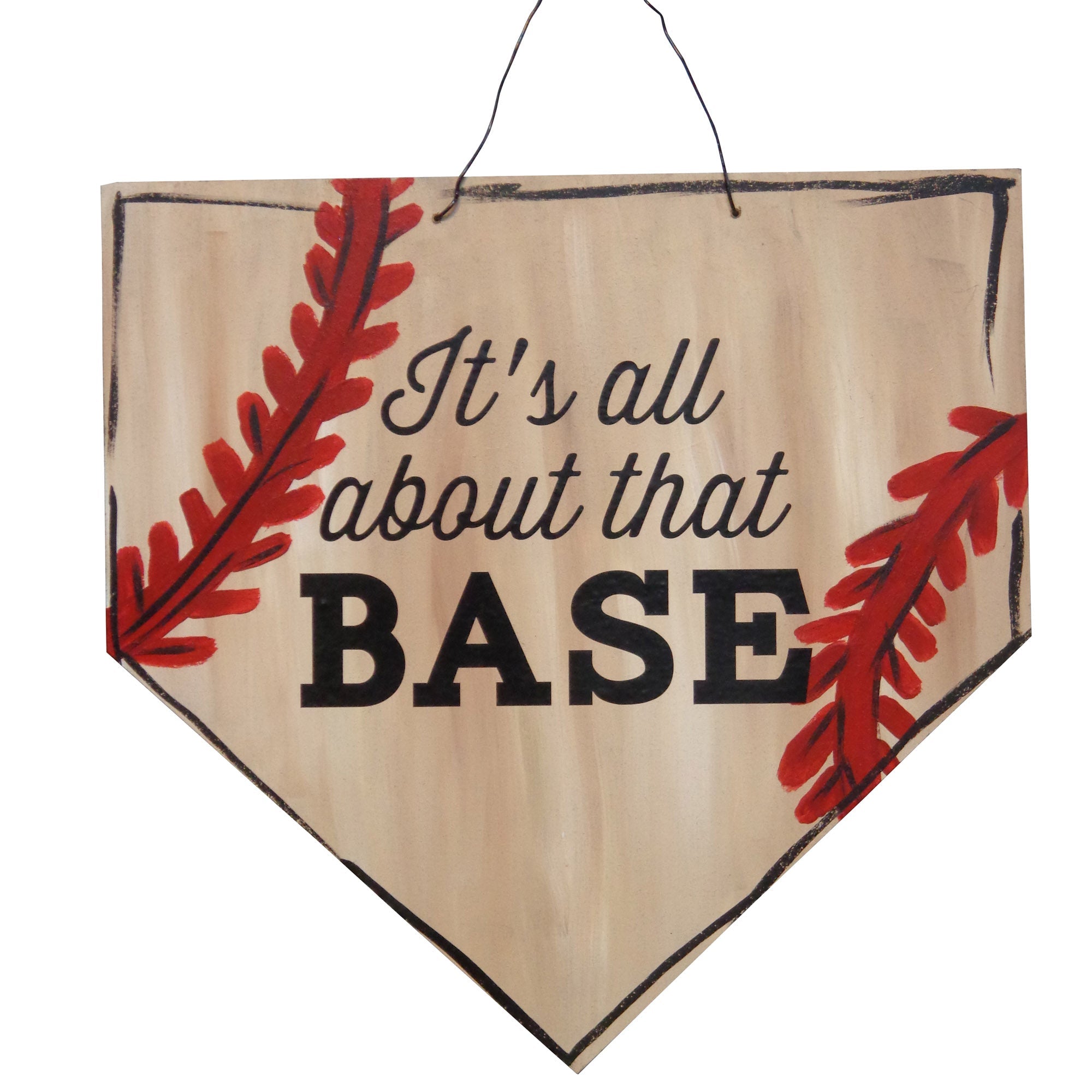 Basic Shape Home Base Plate MDF Cutout Baseball Silhouette - Unfinished For DIY