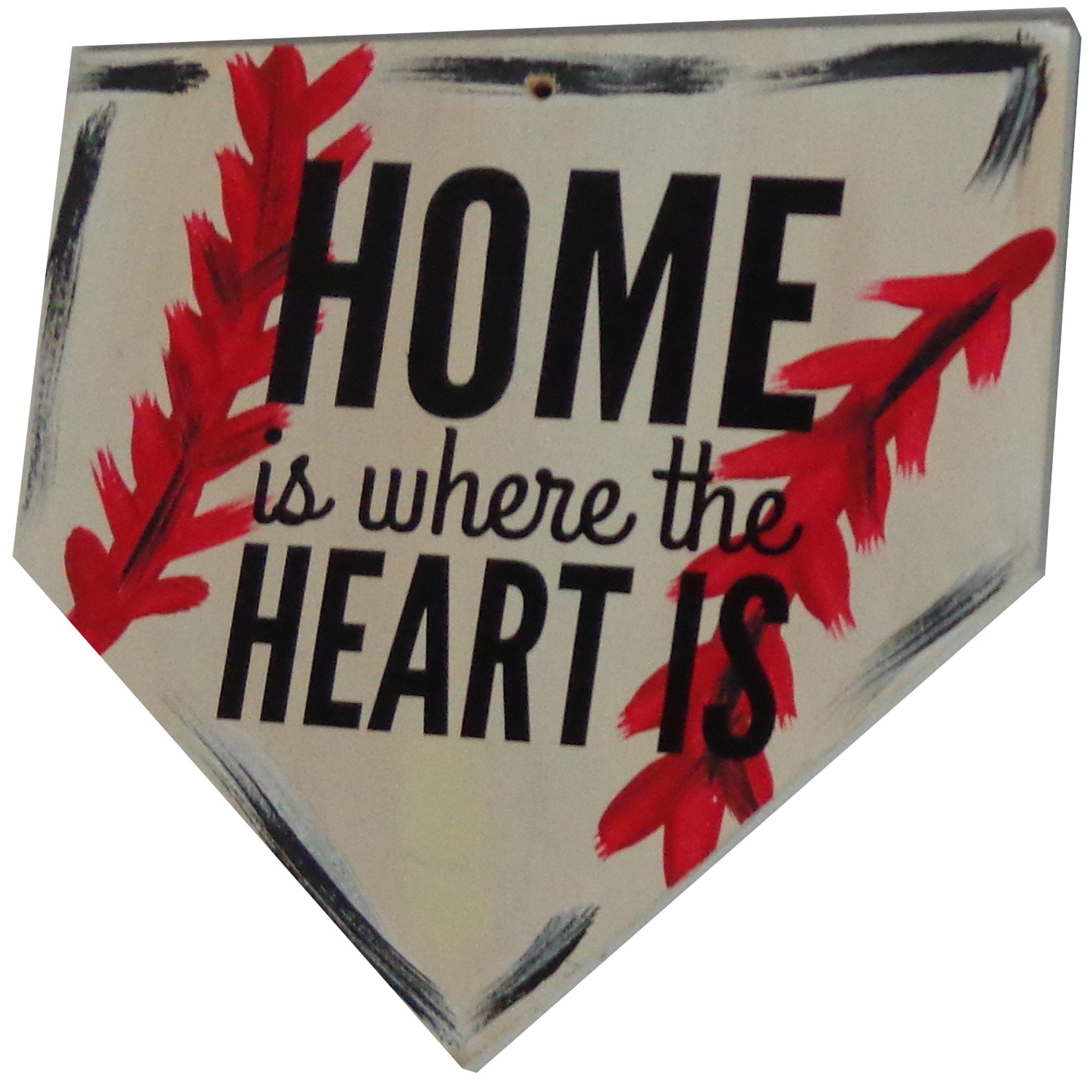 Basic Shape Home Base Plate MDF Cutout Baseball Silhouette - Unfinished For DIY