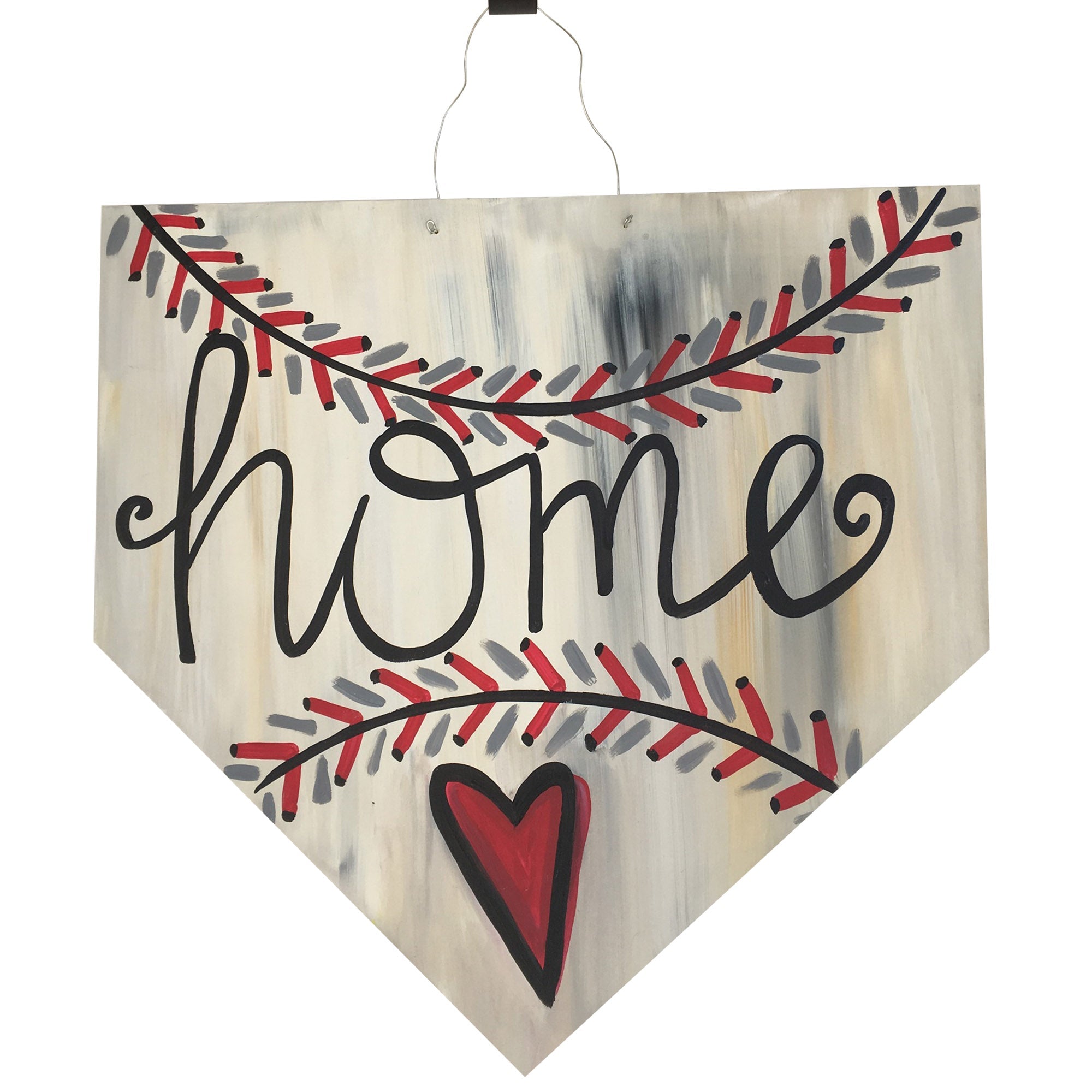 Basic Shape Home Base Plate MDF Cutout Baseball Silhouette - Unfinished For DIY