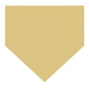 Basic Shape Home Base Plate MDF Cutout Baseball Silhouette - Unfinished For DIY