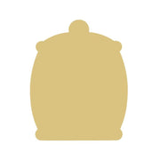 Basic Shape Honey Jar MDF Cutout Silhouette - Unfinished For DIY