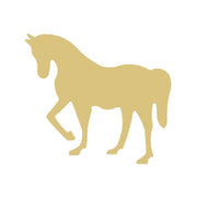 Basic Shape Horse MDF Cutout Silhouette Style 1- Unfinished For DIY