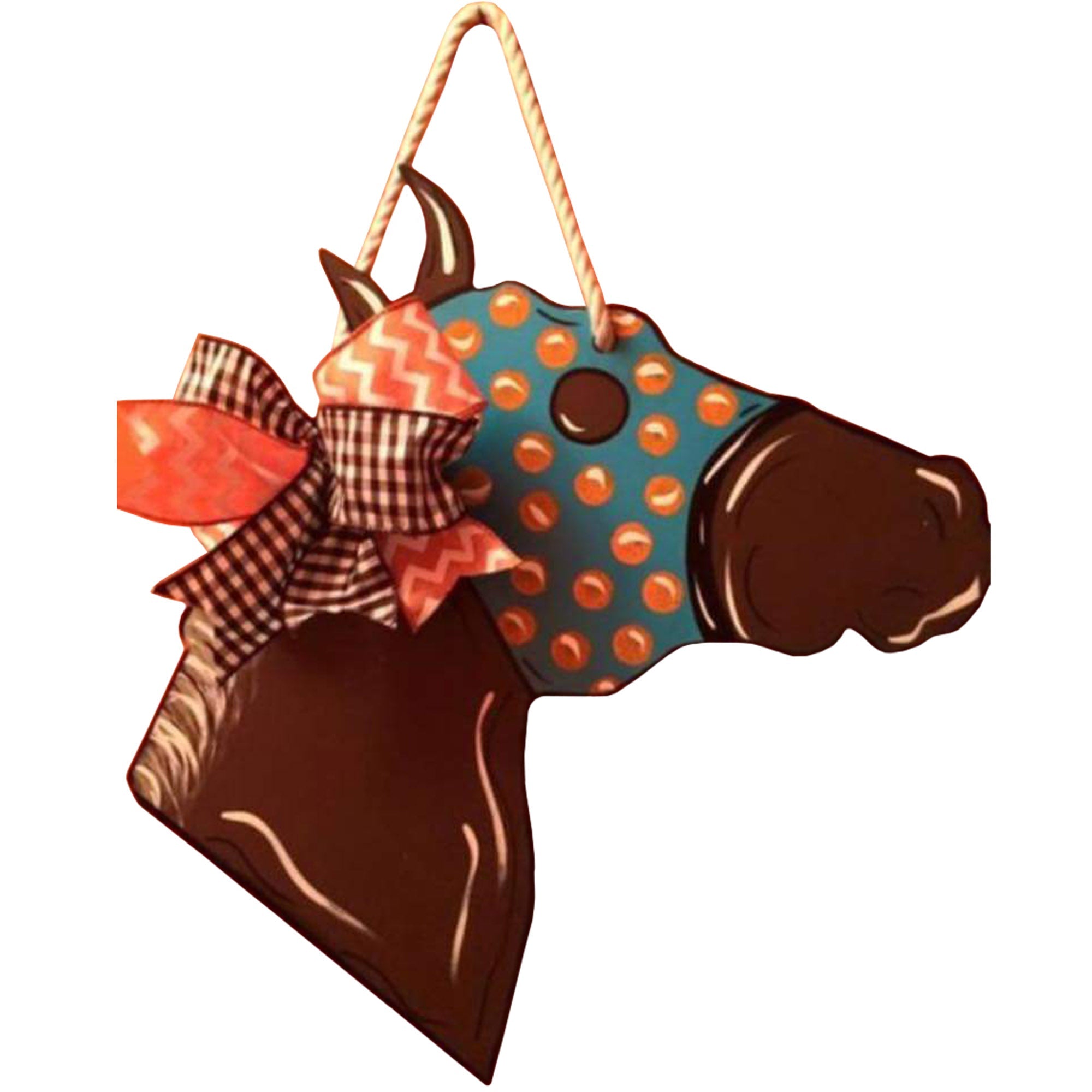 Basic Shape Horse Head MDF Cutout Silhouette Style 2 - Unfinished For DIY