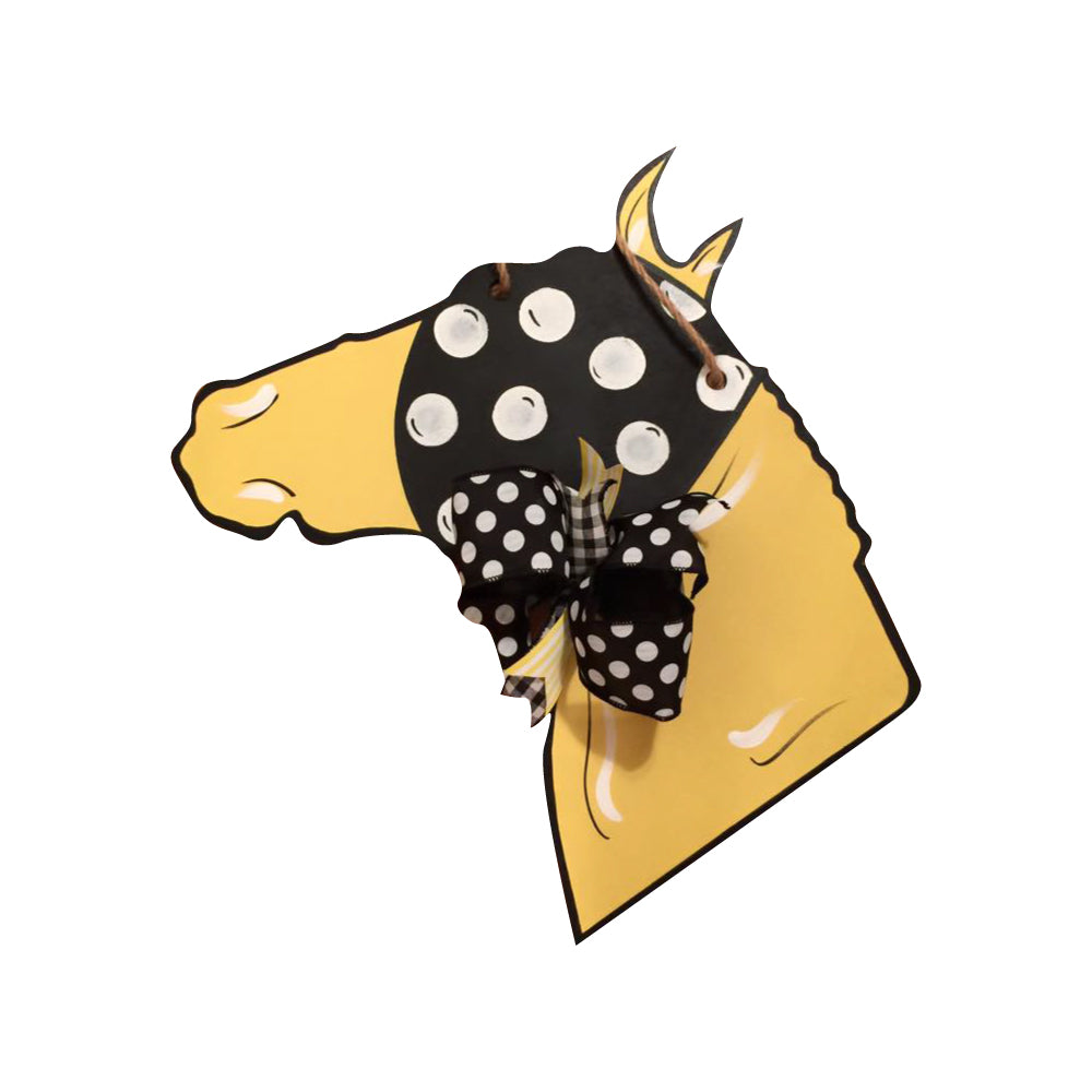 Basic Shape Horse Head MDF Cutout Silhouette Style 2 - Unfinished For DIY