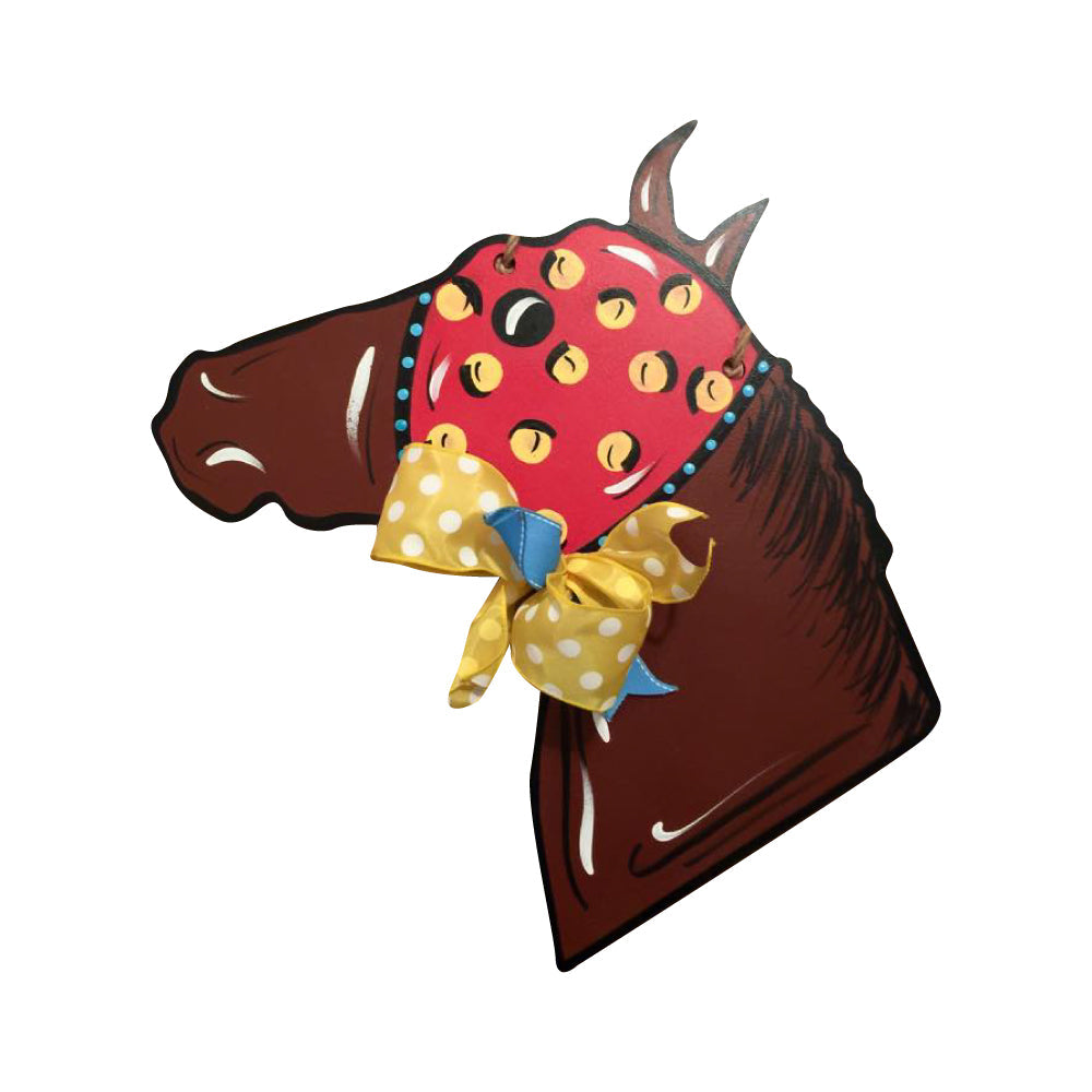 Basic Shape Horse Head MDF Cutout Silhouette Style 2 - Unfinished For DIY