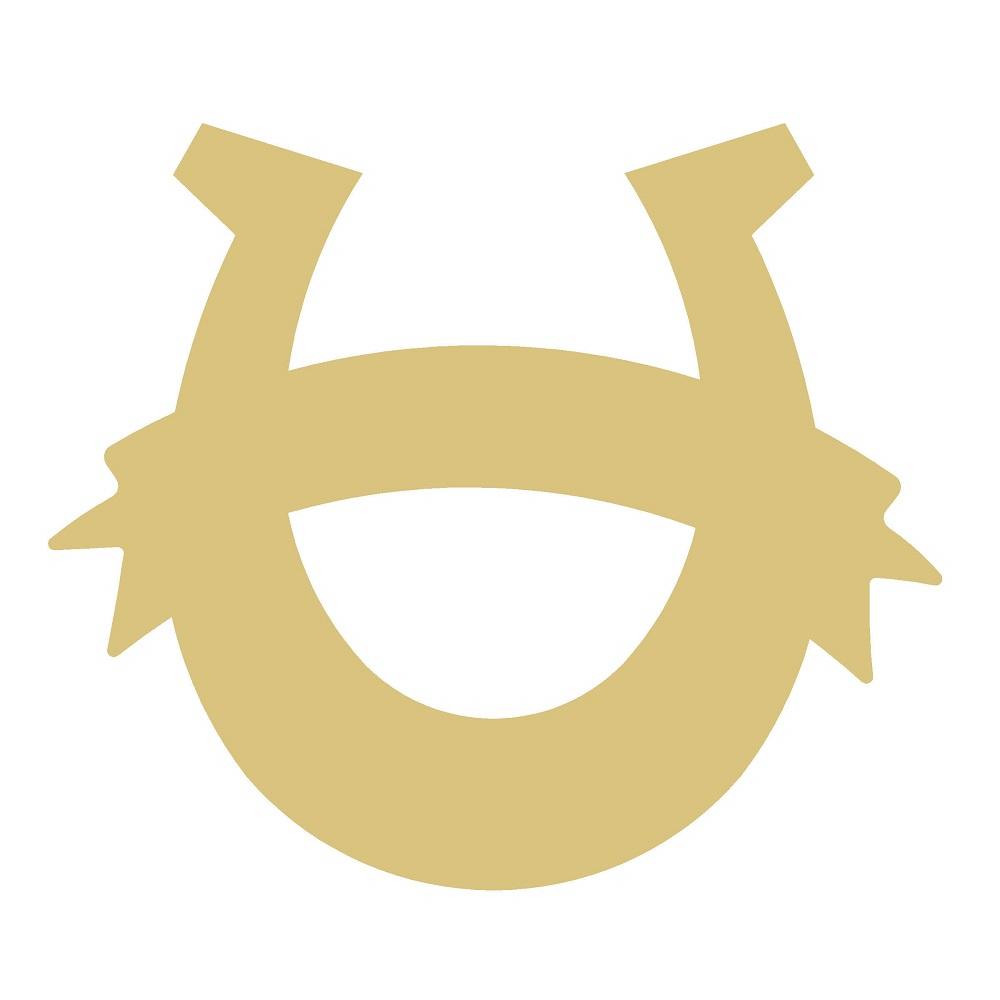 Basic Shape Horseshoe MDF Cutout Spiked Silhouette - Unfinished For DIY
