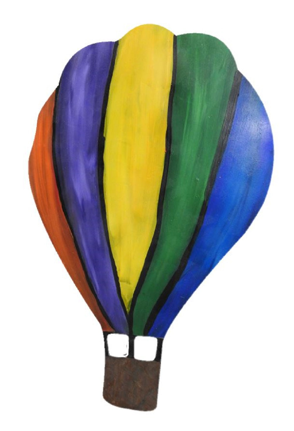 Basic Shape Hot Air Balloon MDF Cutout Silhouette Style 1 - Unfinished For DIY