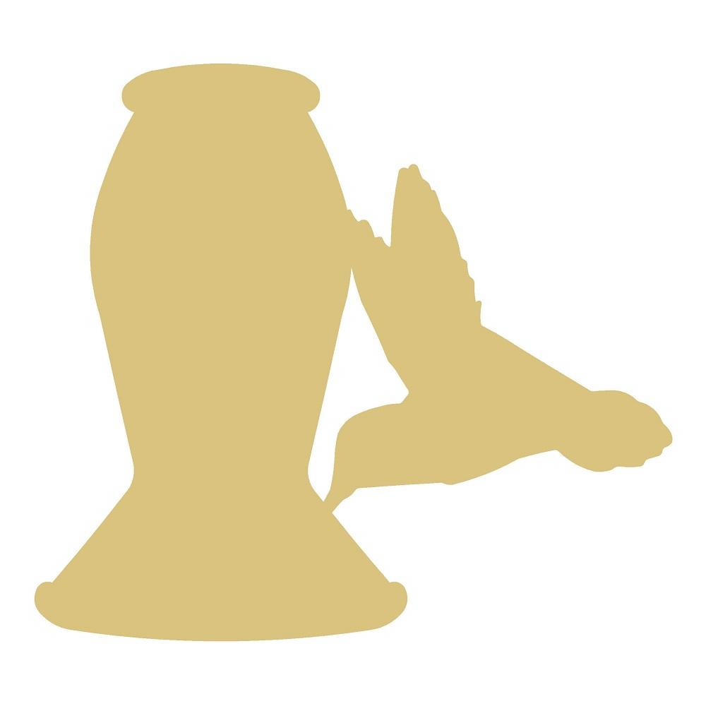 Basic Shape Hummingbird Feeder MDF Cutout Silhouette - Unfinished For DIY