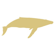 Basic Shape Humpback Whale MDF Cutout Whale Silhouette - Unfinished For DIY