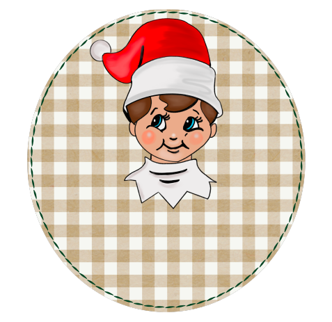 HANWRITTEN ELF ON THE SHELF CIRCLE
