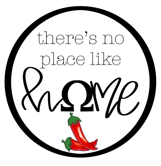 HANWRITTEN THERE'S NO PLACE LIKE HOME
