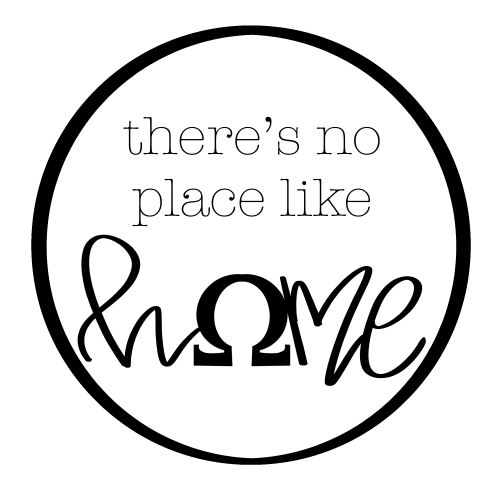 HANWRITTEN GREEK NO PLACE LIKE HOME