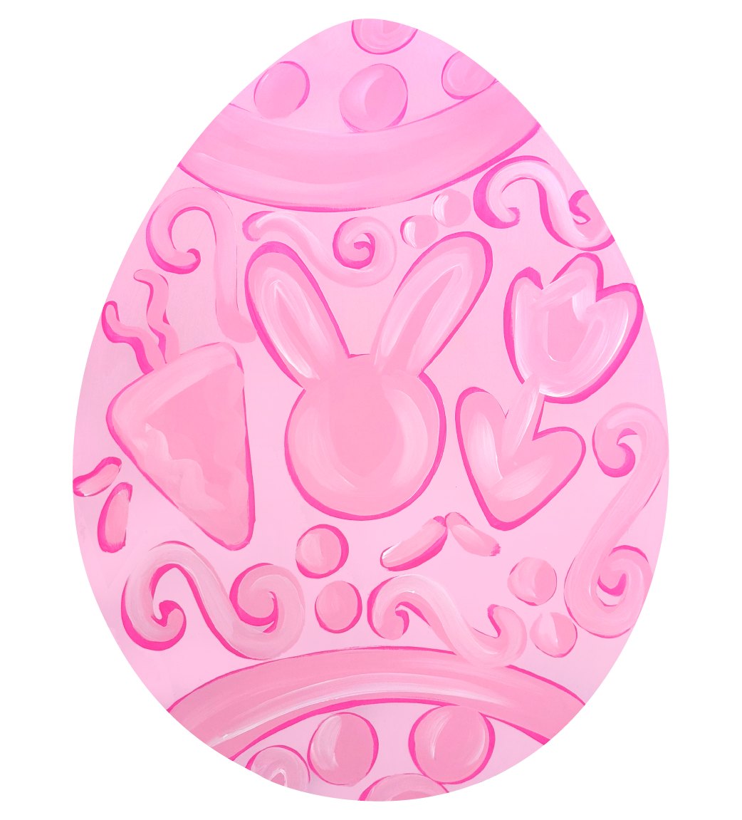 HANWRITTEN PINK EASTER EGG