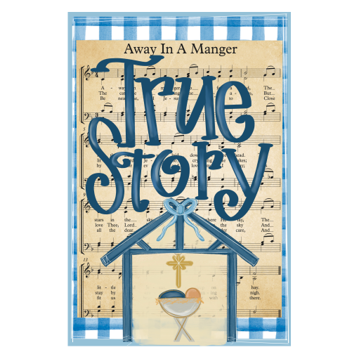 HANWRITTEN AWAY IN A MANGER TRUE STORY