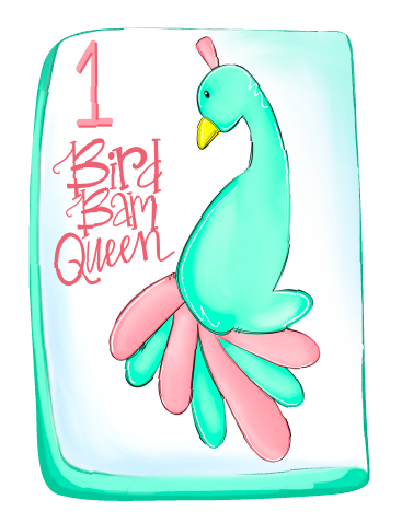 HANWRITTEN BIRD BAM QUEEN