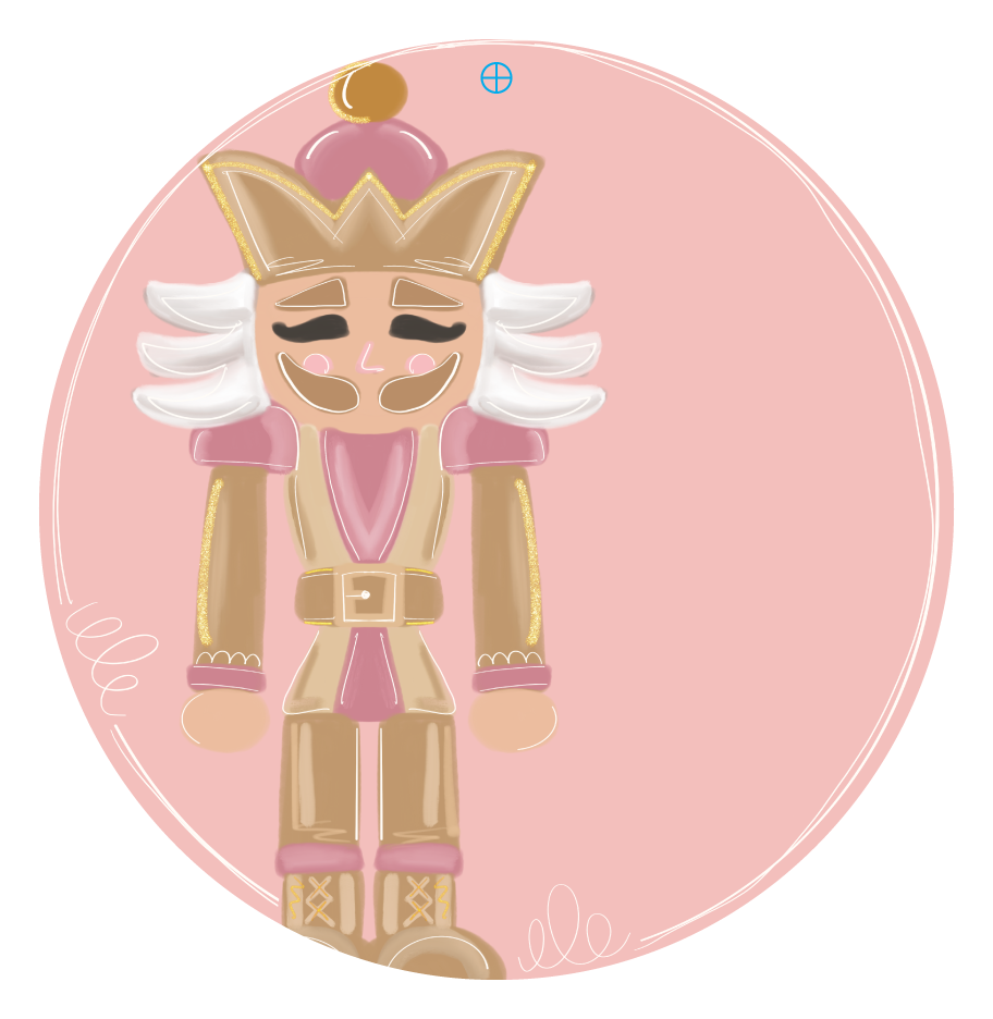 HANWRITTEN PINK NUTCRACKER