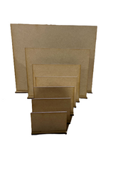 Basic Shape Rectangle MDF Cutout Nested Rectangles - Unfinished For DIY