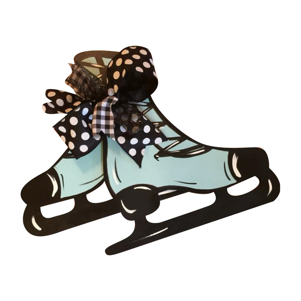 Basic Shape Ice Skate MDF Cutout Silhouette - Unfinished For DIY