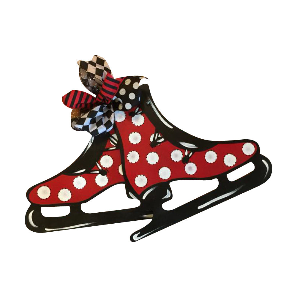 Basic Shape Ice Skate MDF Cutout Silhouette - Unfinished For DIY