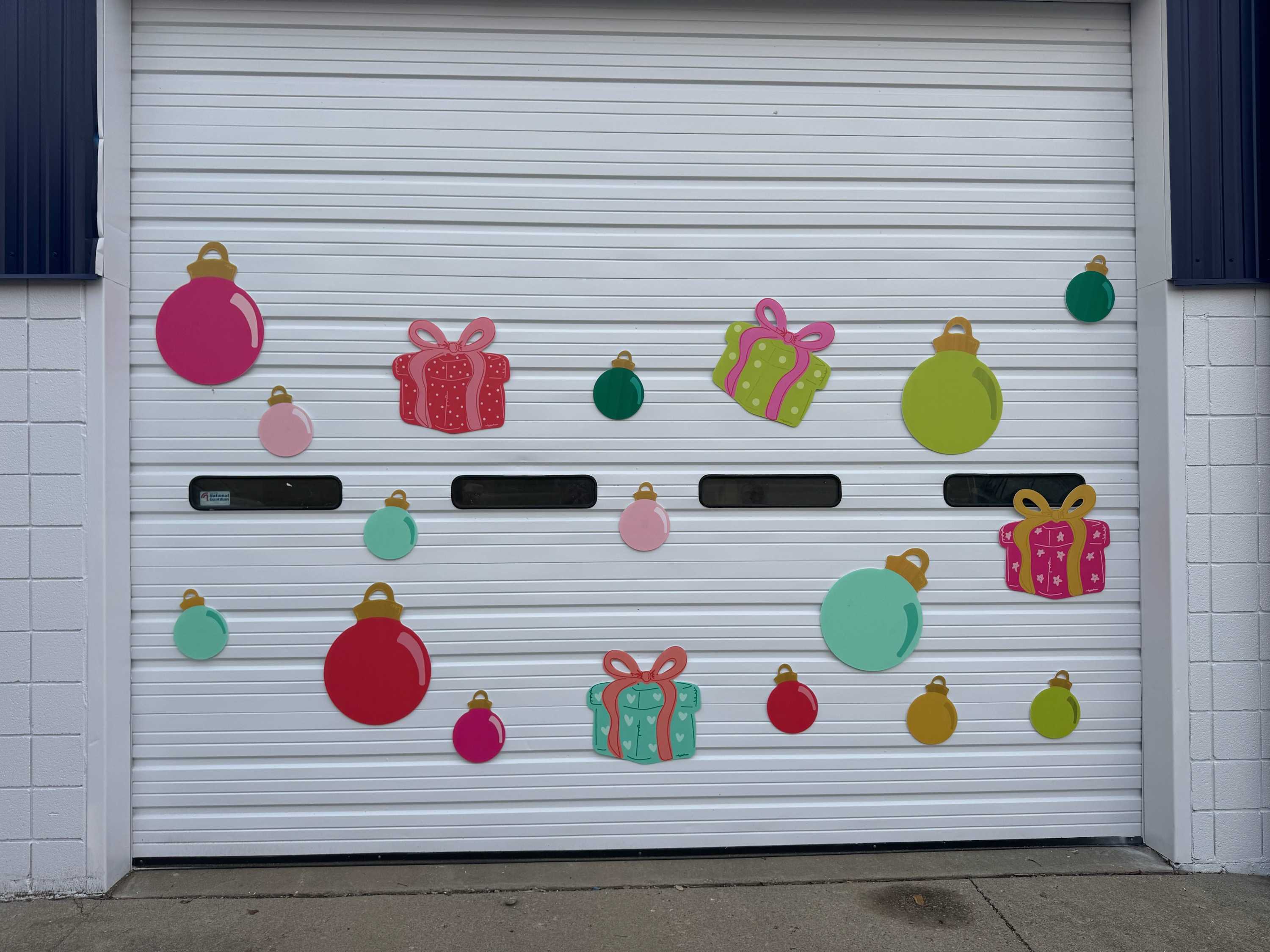 DOODLES BY REBEKAH CUSTOM COROPLAST SHEET OF ORNAMENTS AND GIFTS