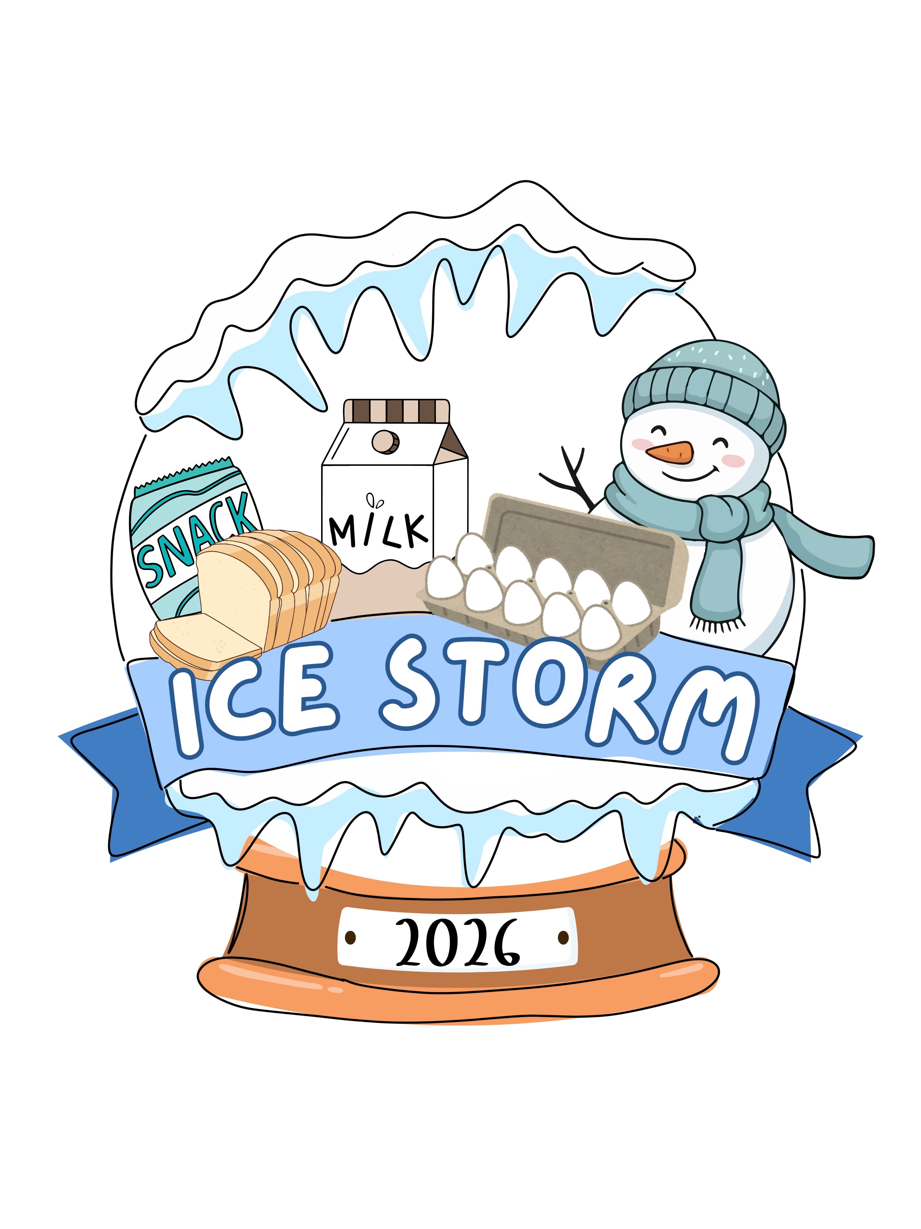 HAN CRAFTED DESIGNS ICE STORM SNOWGLOBE