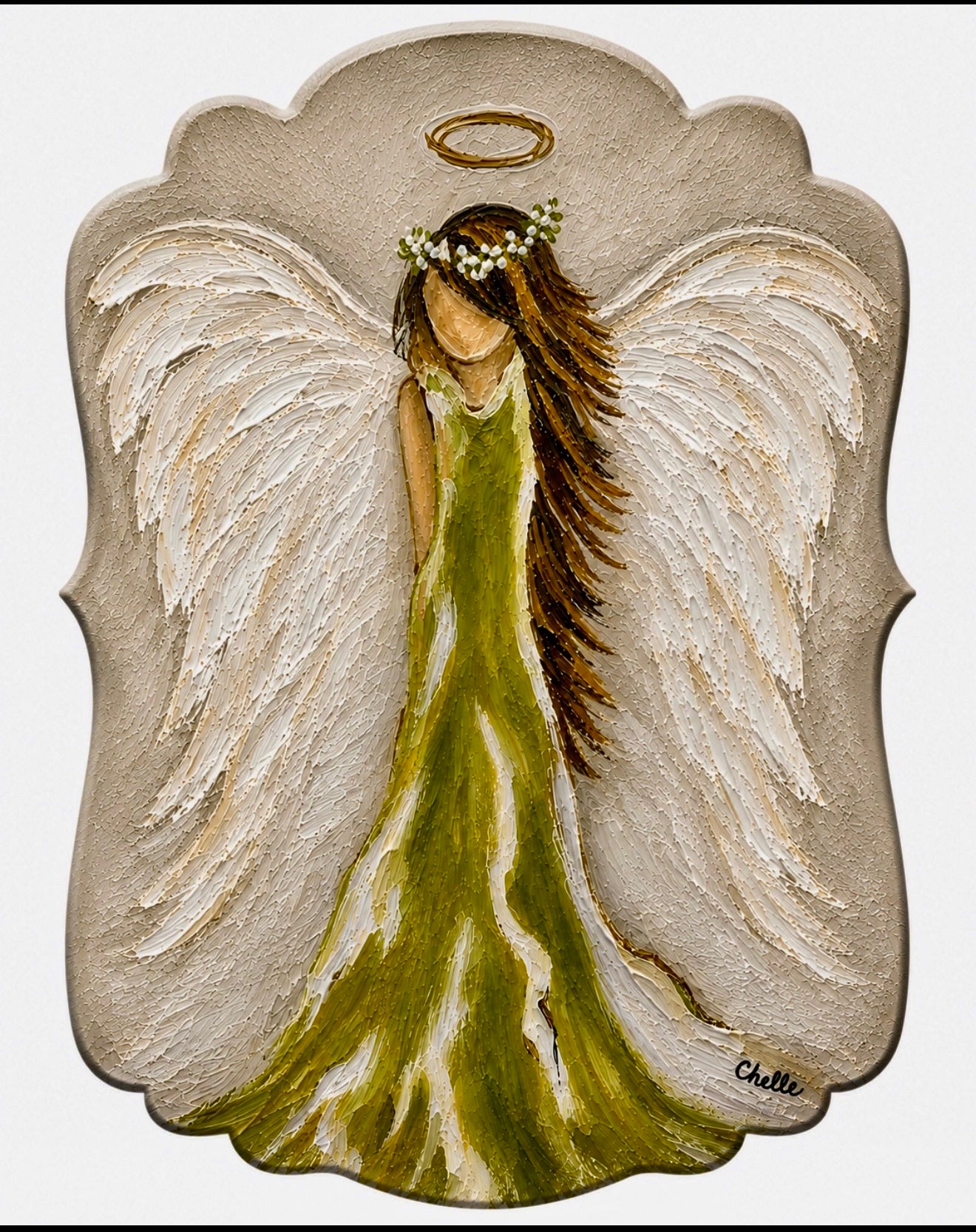 THE HAPPY BUTTERFLY ANGEL GREEN DRESS