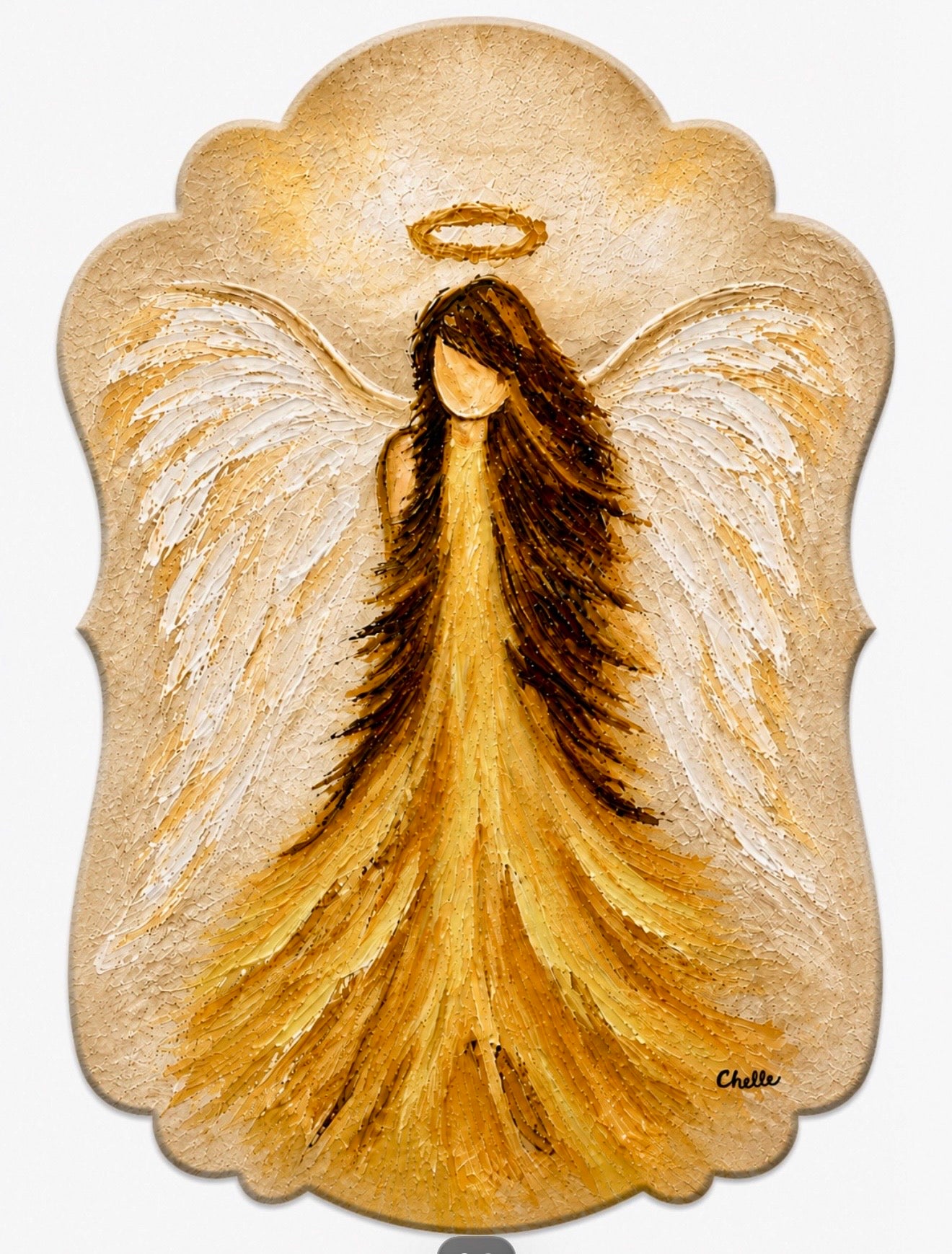 THE HAPPY BUTTERFLY ANGEL GOLD DRESS
