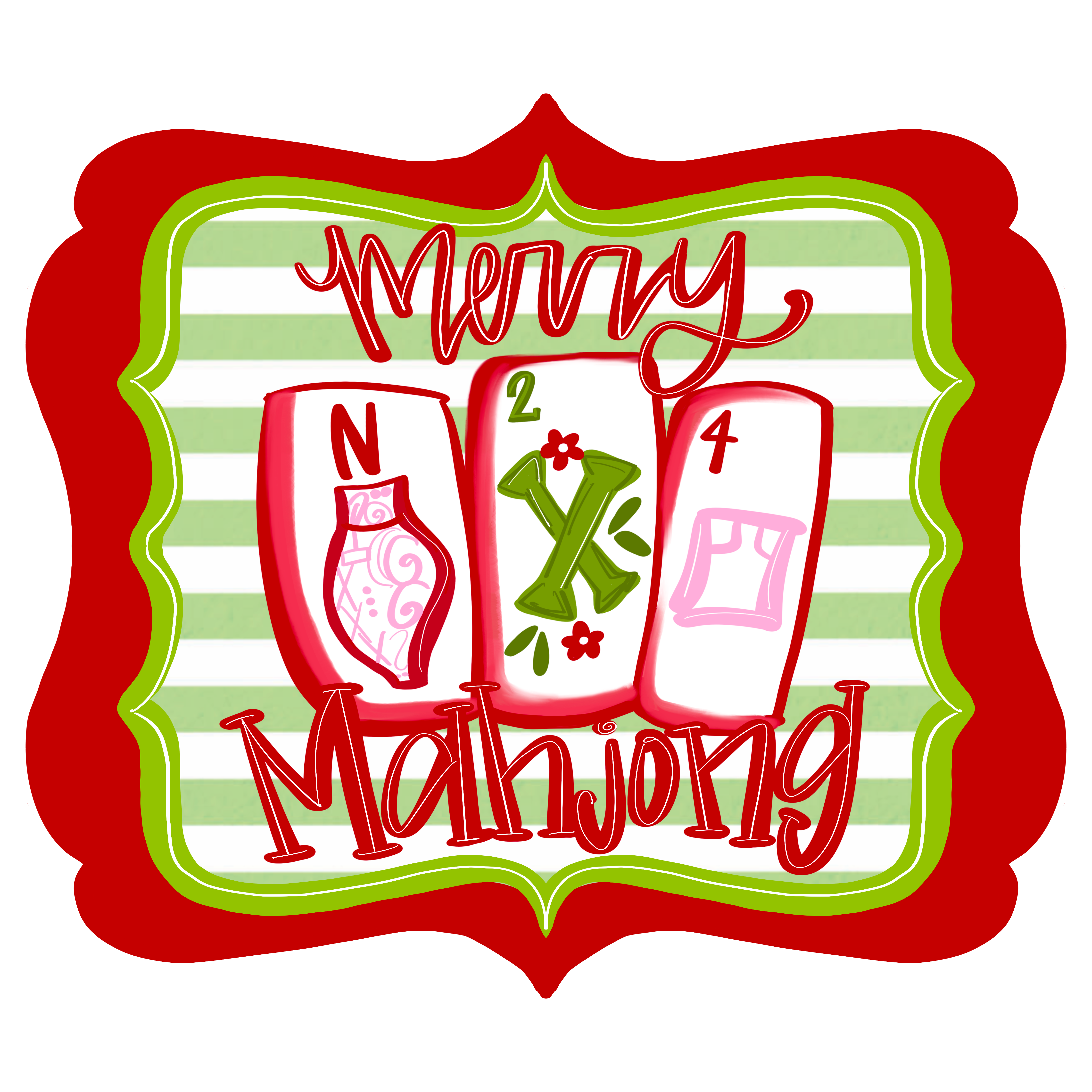 HANWRITTEN MERRY MAHJ