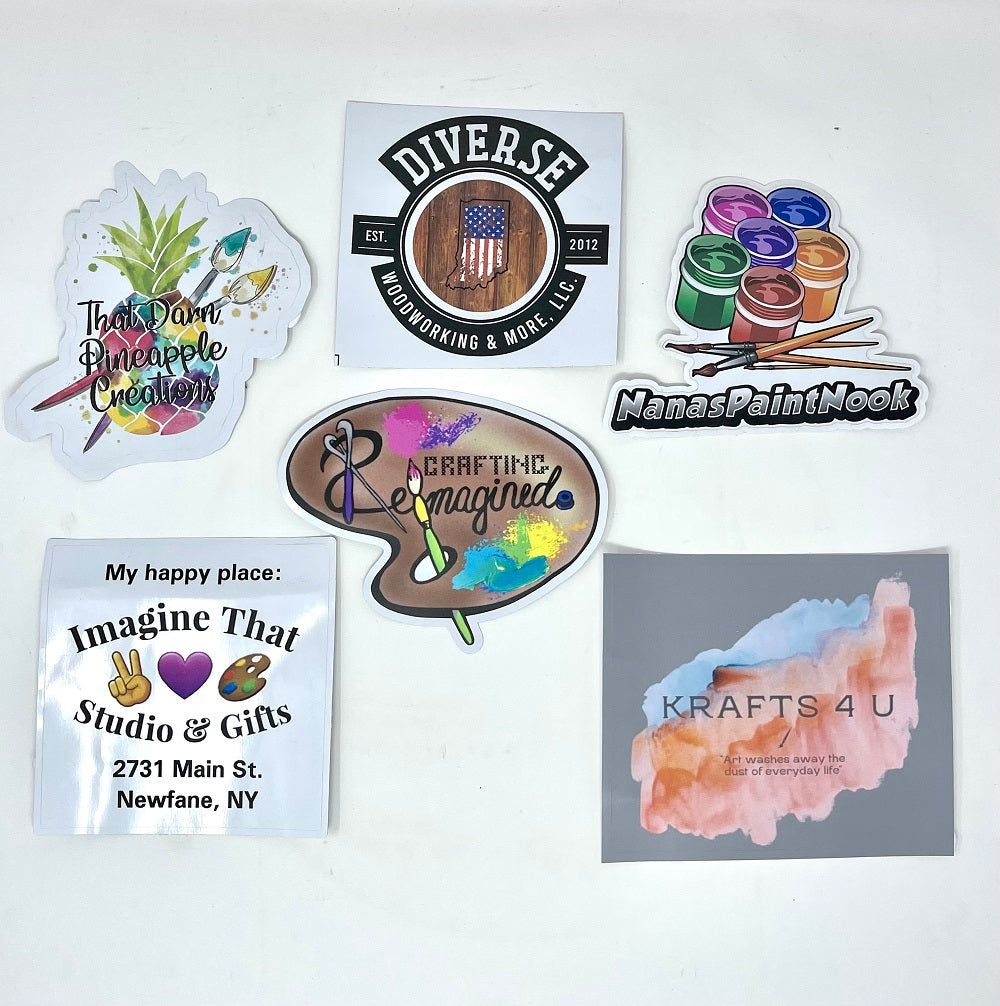 Personalized Custom Cut Stickers