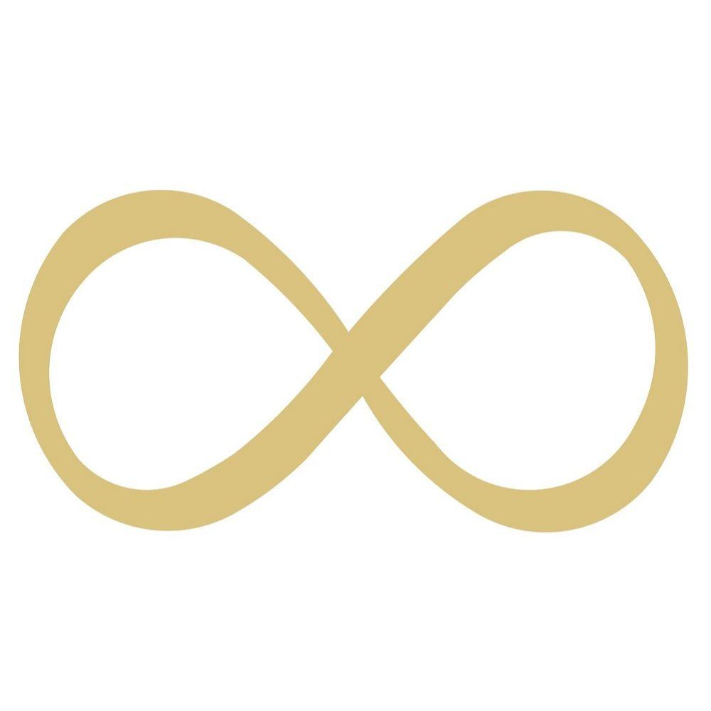Basic Shape Infinity MDF Cutout Infinity Symbol - Unfinished For DIY