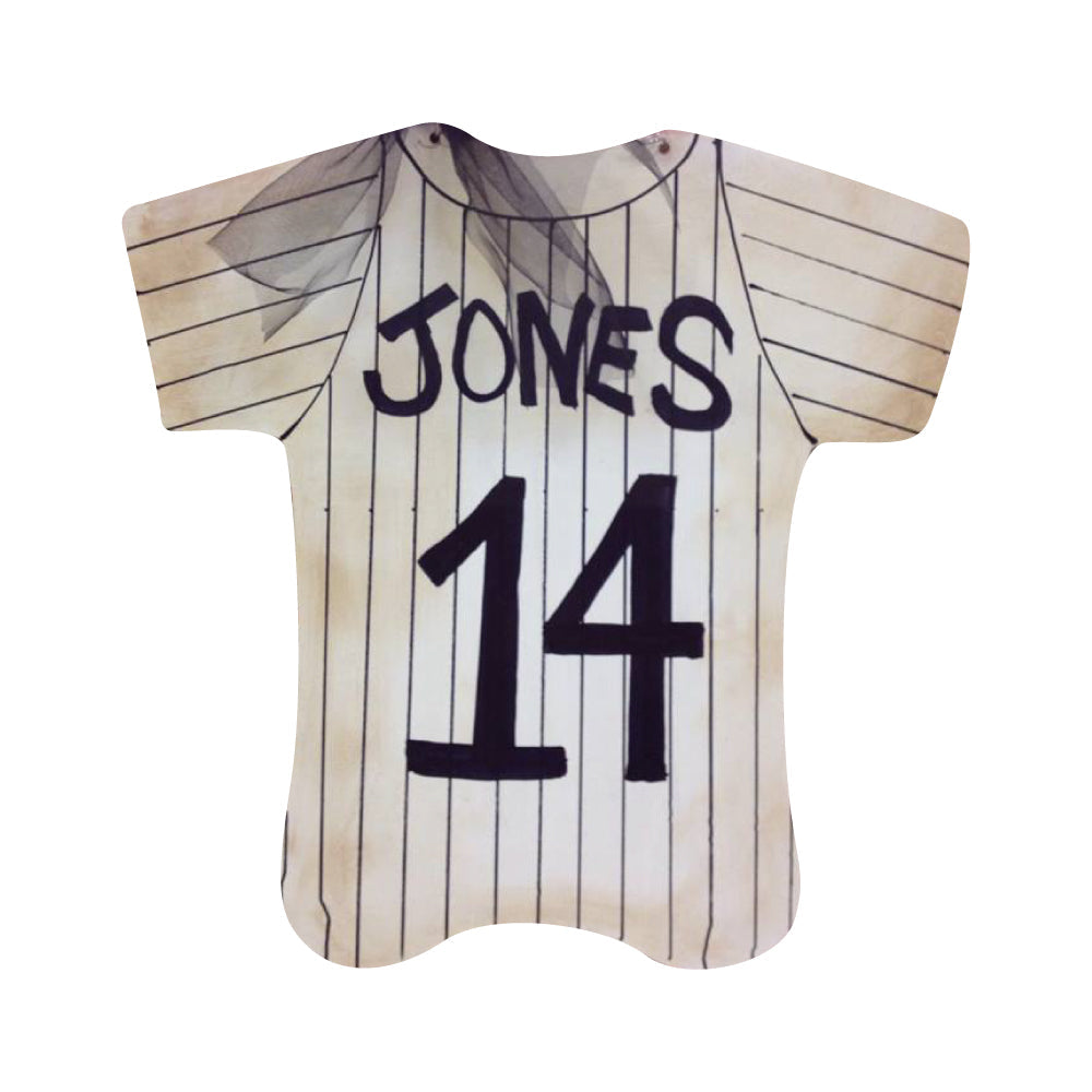 Basic Shape Raglan Sleeve Jersey MDF Cutout Silhouette - Unfinished For DIY