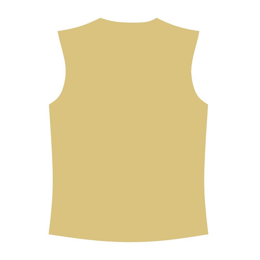 Basic Shape Sleeveless Jersey MDF Cutout Silhouette - Unfinished For DIY