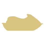Basic Shape JetSki MDF Cutout Silhouette - Unfinished For DIY