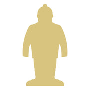 Basic Shape Jockey MDF Cutout Statue Silhouette - Unfinished For DIY