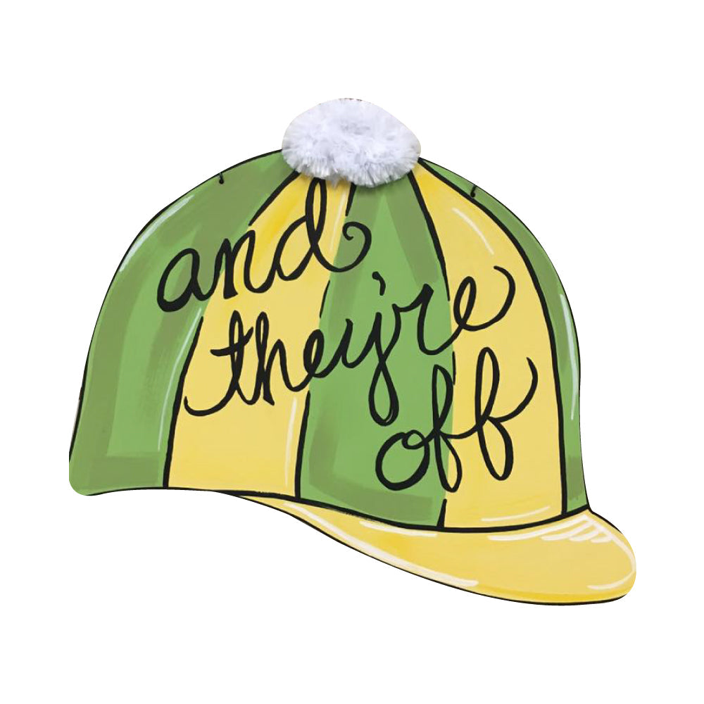 Basic Shape Jockey Hat MDF Cutout Hat Silhouette - Unfinished For DIY