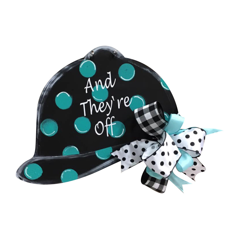 Basic Shape Jockey Hat MDF Cutout Hat Silhouette - Unfinished For DIY