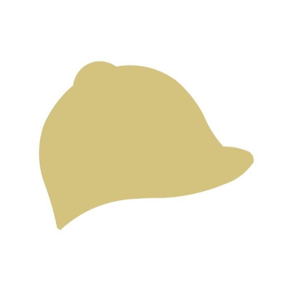Basic Shape Jockey Hat MDF Cutout Hat Silhouette - Unfinished For DIY