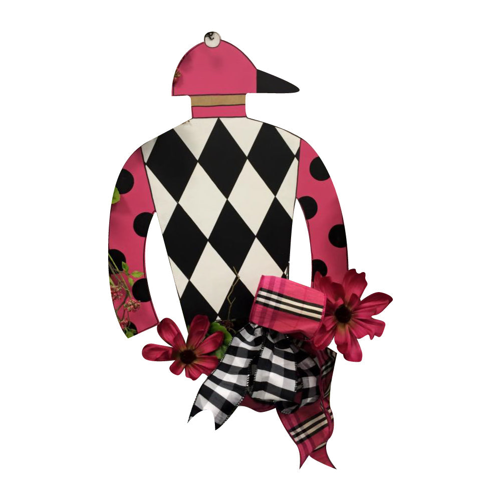 Basic Shape Jockey Silk MDF Cutout Style 3 - Unfinished For DIY