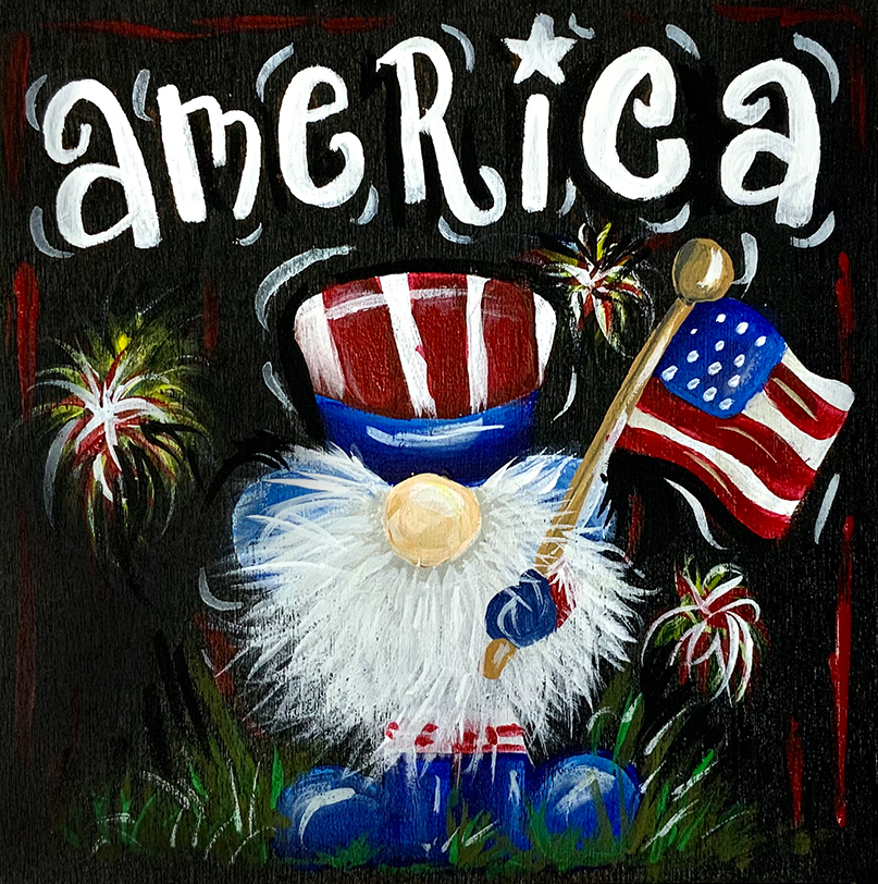 America Gnome MDF Print Style 13