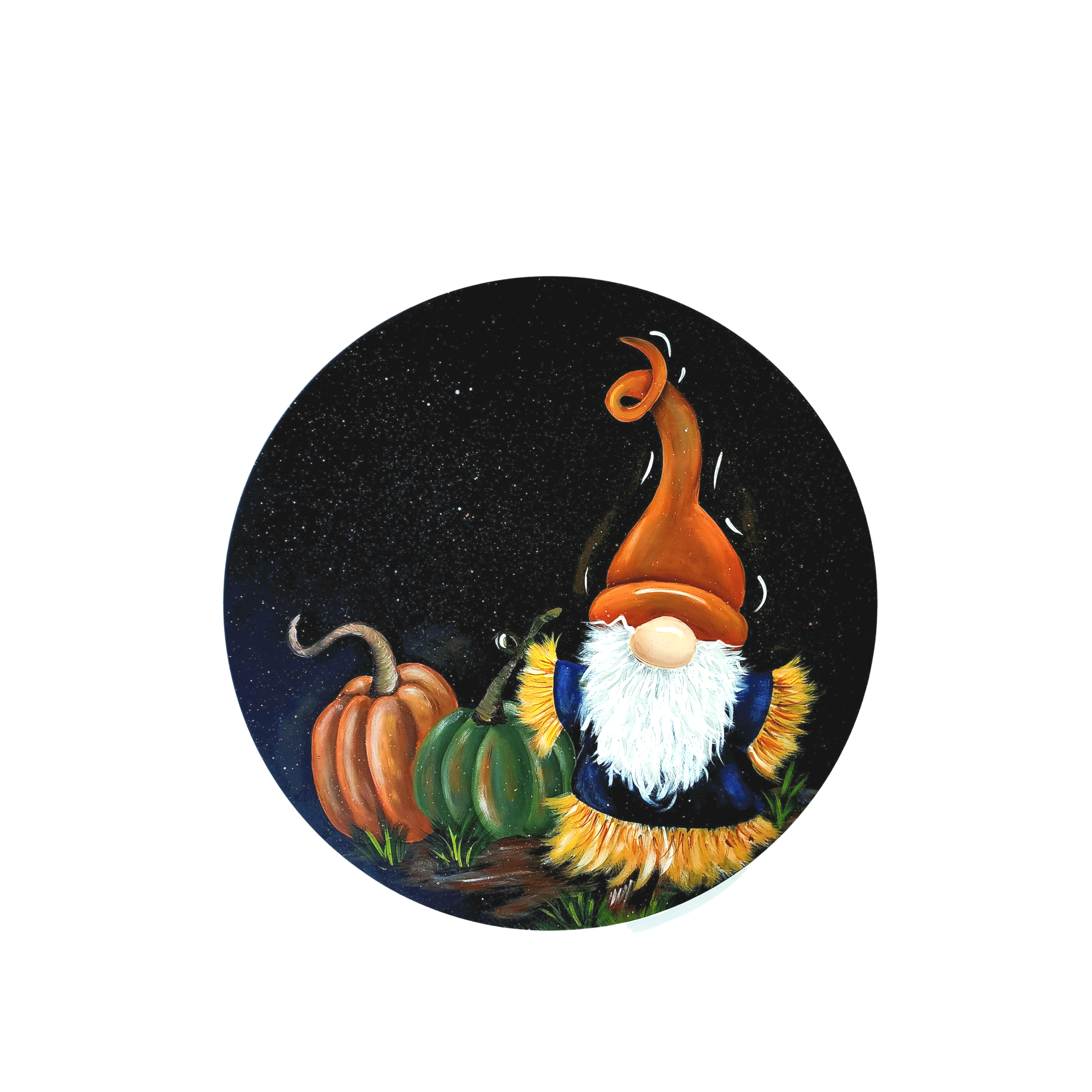 Fall Gnome MDF Print Style 15