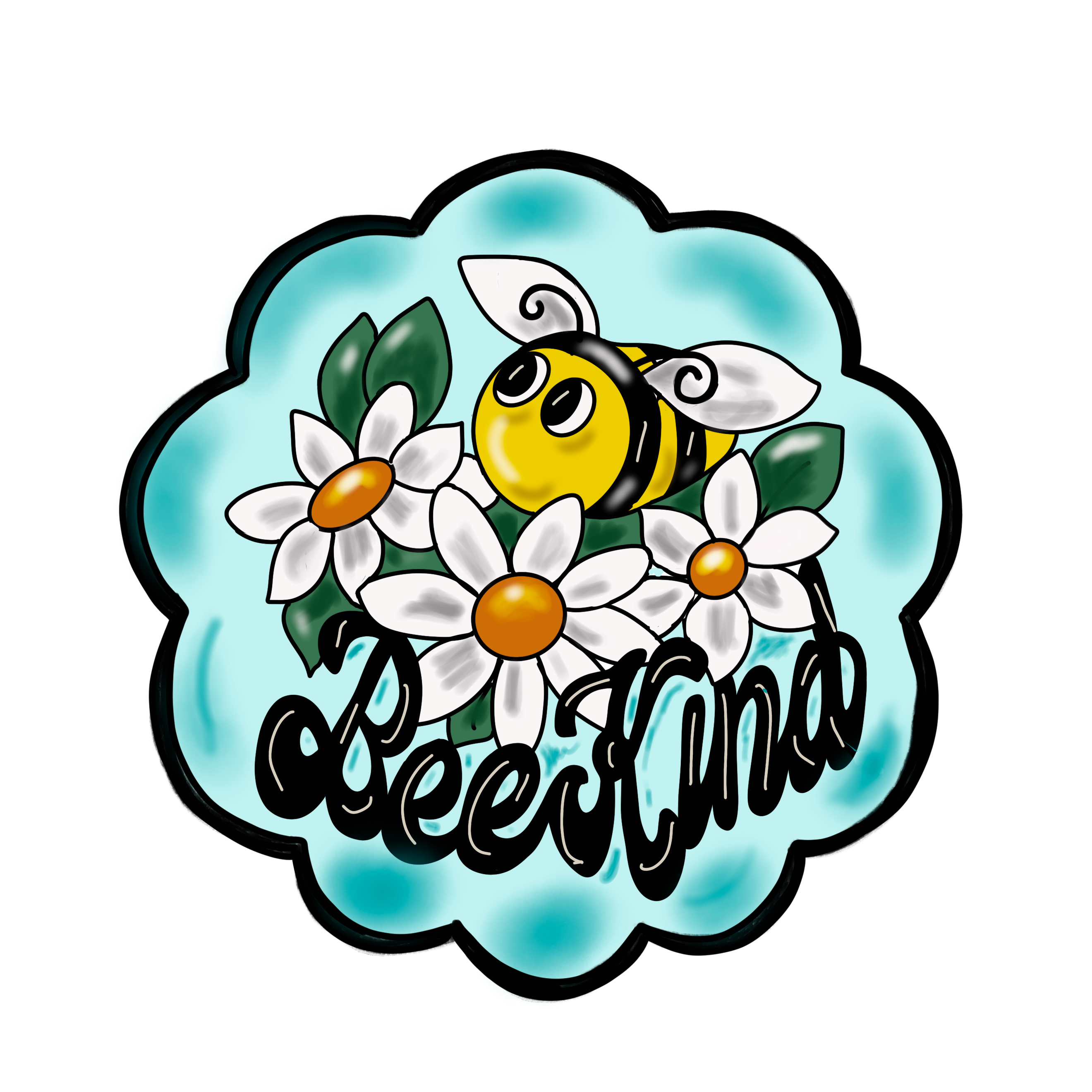 Bee Kind Gnome MDF Print Style 19